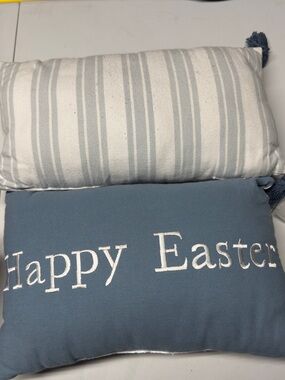 Set of 2 Cottagecore Spring/Easter Bolster Pillows